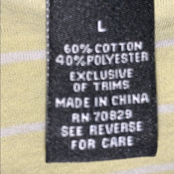 Yellow striped tee - Picture 4 of 4